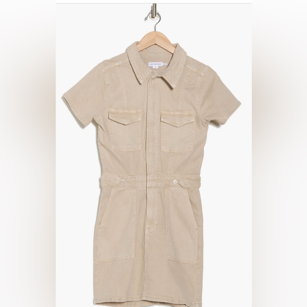 Good American fit for success denim utility dress - Picture 3 of 3